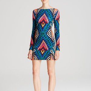 Mara Hoffman Long Sleeve Bazaar Geometric Dress